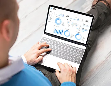 HCL BigFix infographic showcasing intelligent automation statistics for infrastructure monitoring and endpoint security