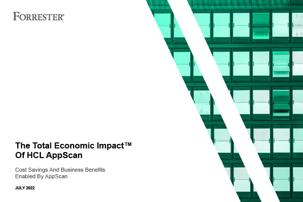 The Total Economic Impact™ of HCL AppScan