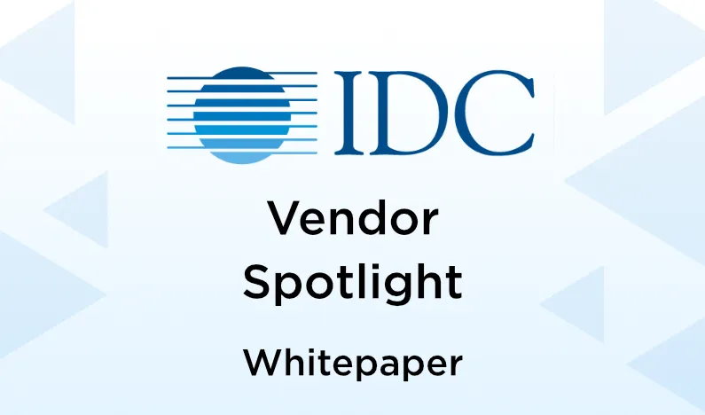 IDC Vendor Spotlight Whitepaper
