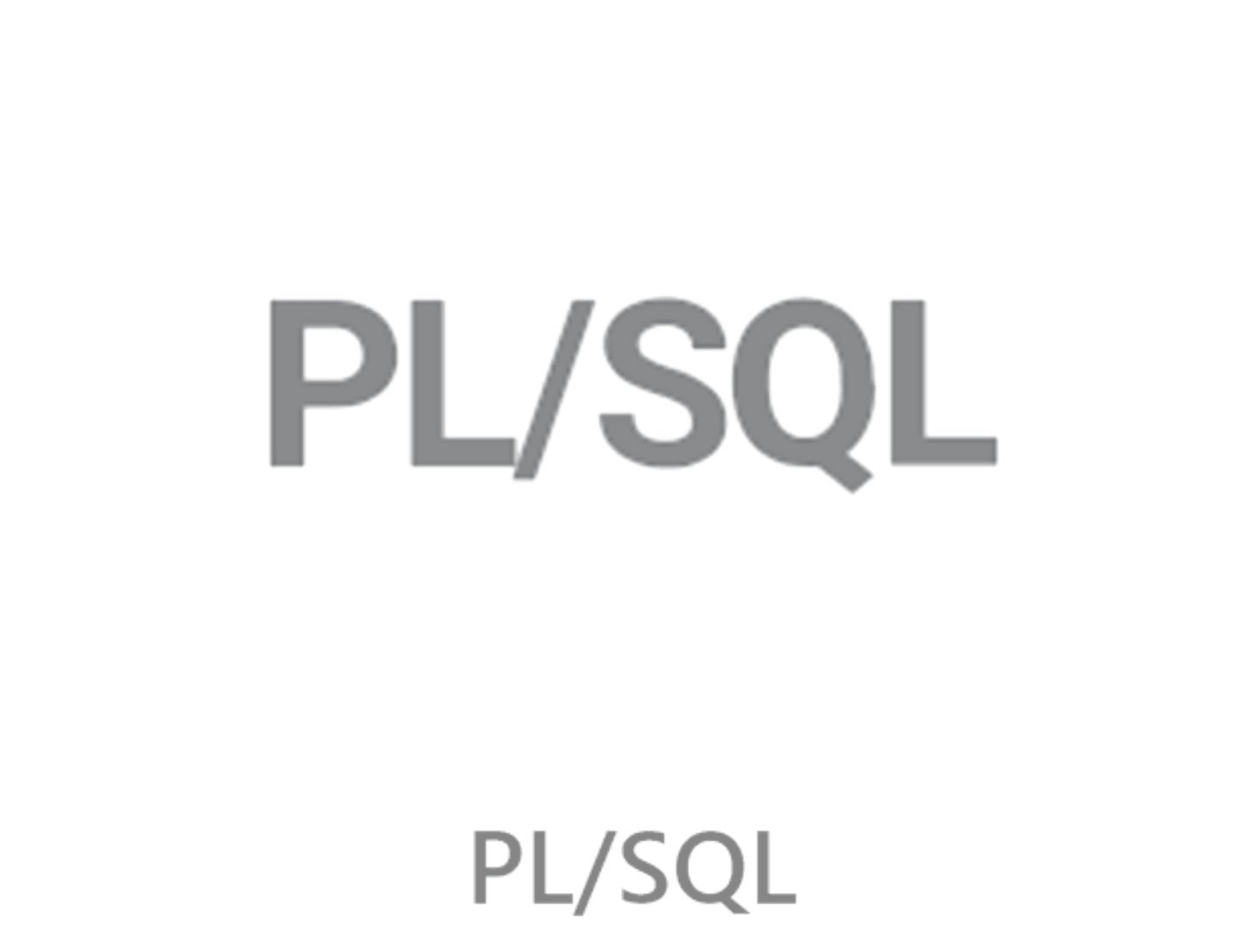 PL/SQL