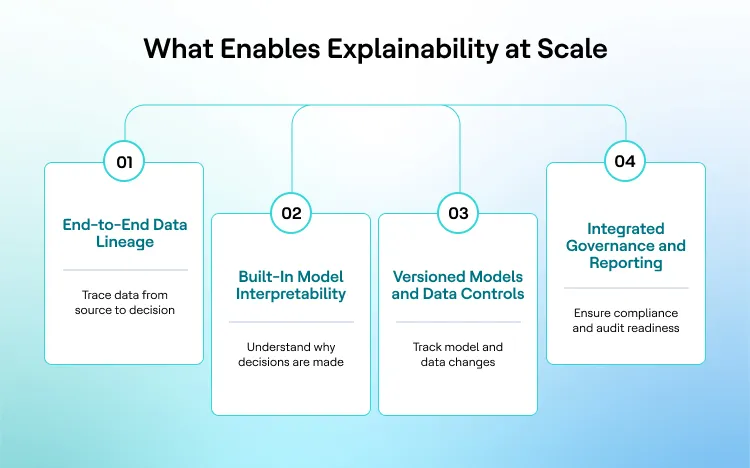 Enterprise-grade explainability structure